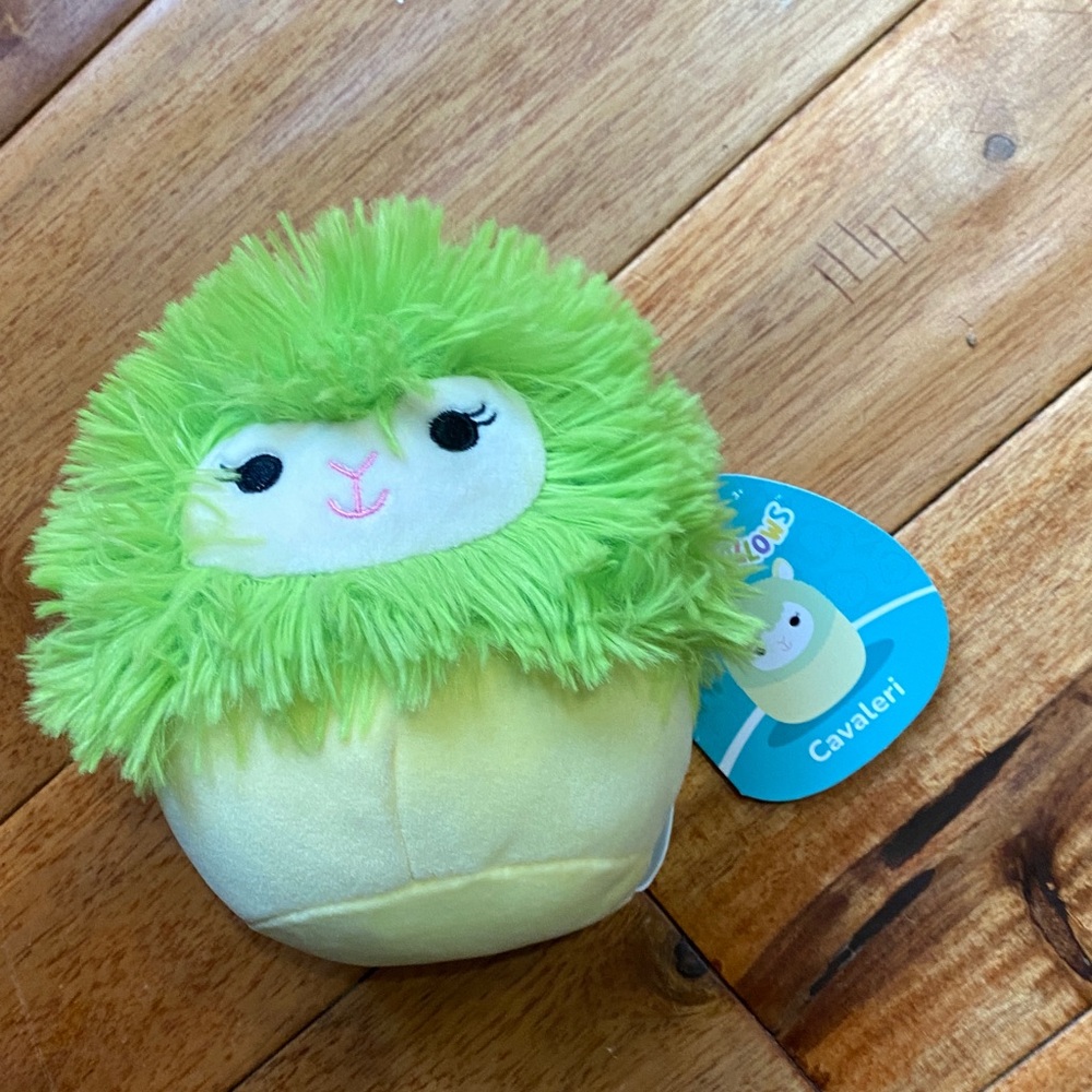 NWT Squishmallows 7.5” Cavaleri the Green Alpaca Plush